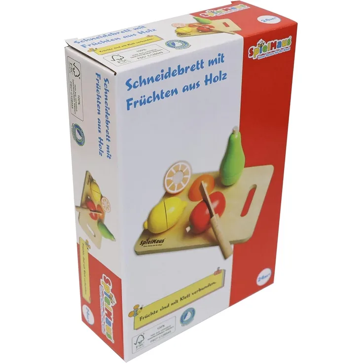 VEDES Großhandel GmbH - Ware SpielMaus Küche Schneidebrett mit Früchten