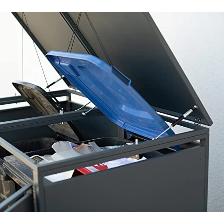 Westmann Metall Mülltonnenbox 2er Kubus | 2x 240 L – Bild 5