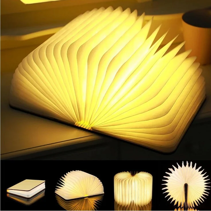 TUWENA LED Schreibtischlampe LED Buchlampe, Buch Licht Faltbare Buchlampe, USB Aufladbar Nachtlicht – Bild 5