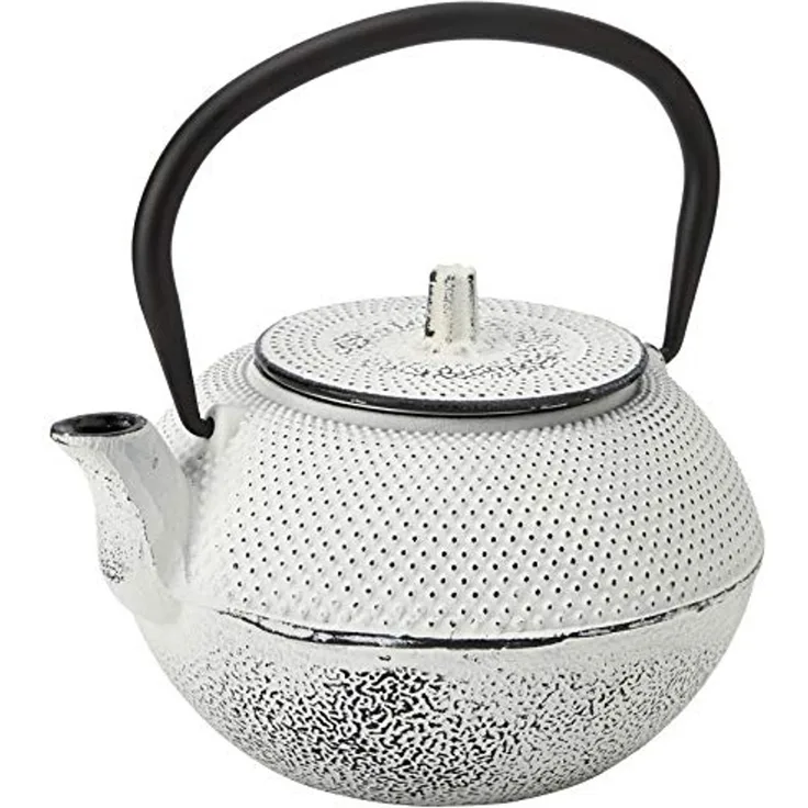 Cosy & Trendy 0916264Osaka Cream Teekanne Gusseisen weiß 1,2l