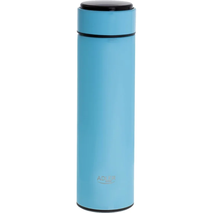 Adler AD 4506 Edelstahl Trinkflasche 473 ml mit Vakuumisolierung und Sensor Blau – Bild 7