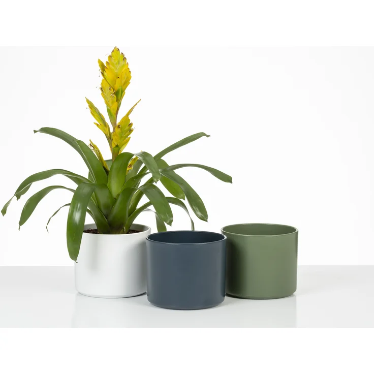 Scheurich , Blumentopf aus Keramik, Farbe: Panna, 24 cm Durchmesser, 22cm hoch, 12,526 l Vol. – Bild 2
