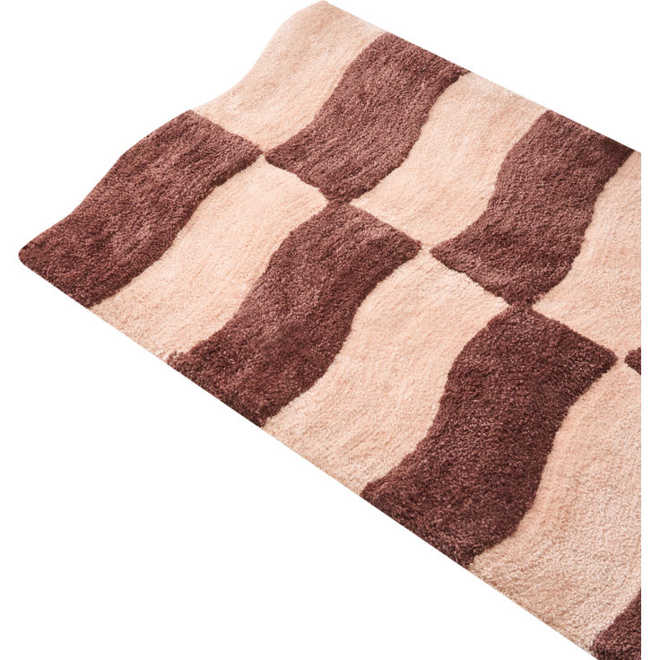 Badematte DIWANA Braun Beige 60 x 90 cm – Bild 4