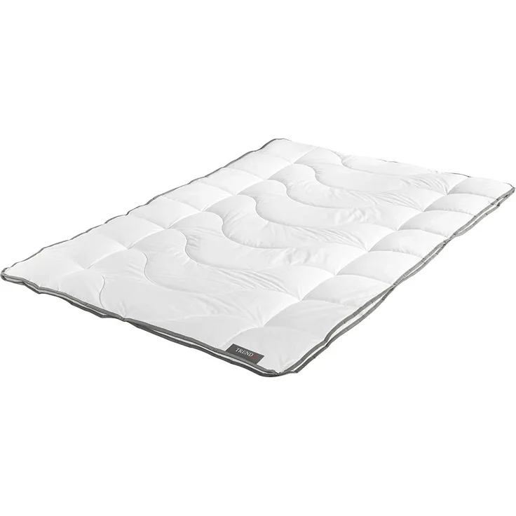 Badenia Trendline 4-Jahreszeiten-Steppbett, Baumwolle, weiß, 155 x 220 x 5 cm