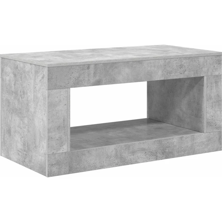 vidaXL Couchtisch Betongrau 99.5 x 50 x 50 cm Holzwerkstoff 899906 – Bild 2