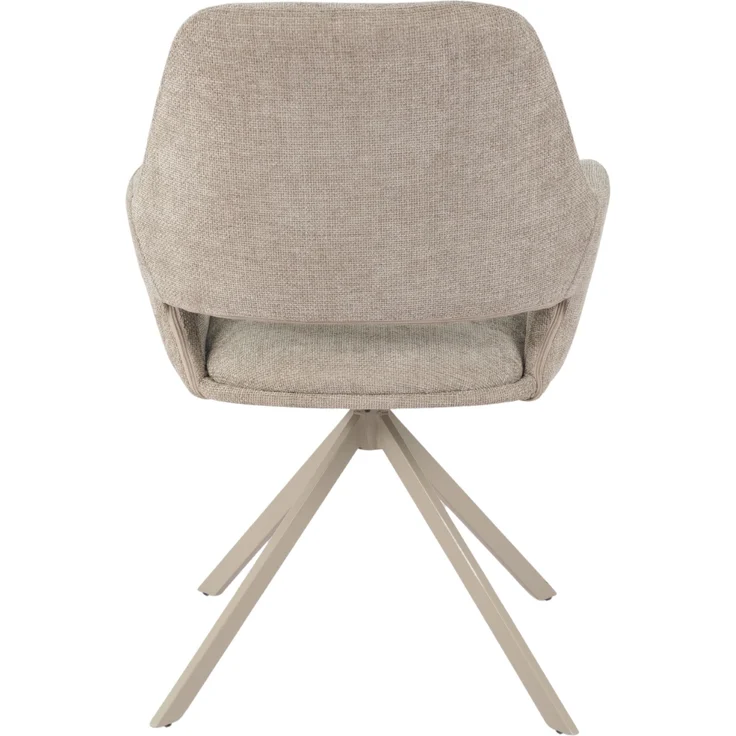 Polsterstuhl SANSIBAR PASQUALE BHT 66x87.50x61.50 cm grau Esszimmerstuhl Freischwinger Schwingstuhl – Bild 5