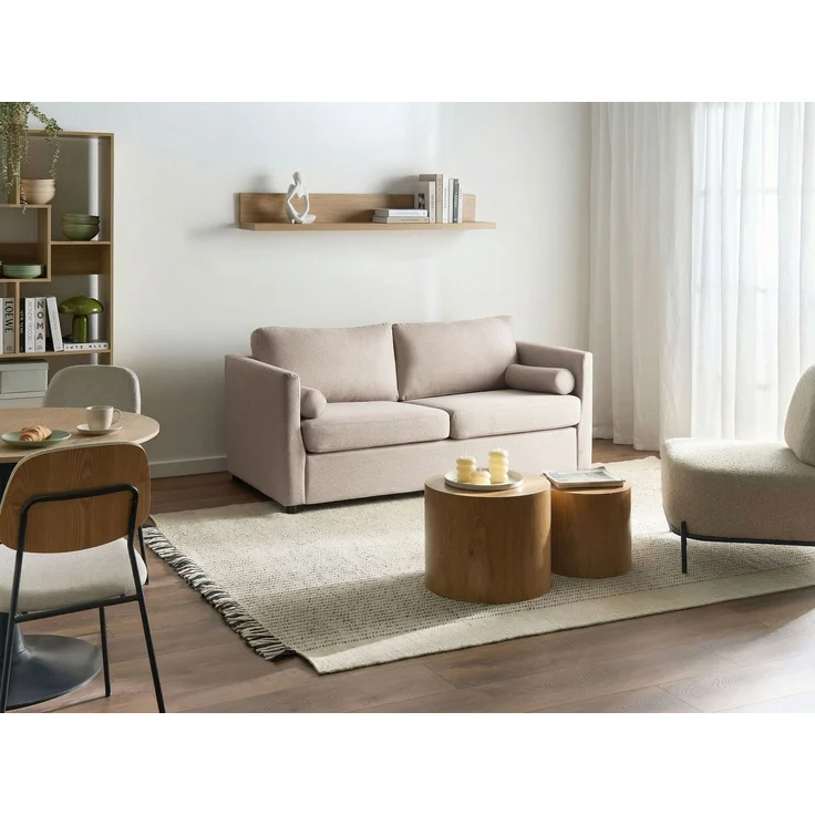 Schlafsofa INKOO Stoff Beige – Bild 3