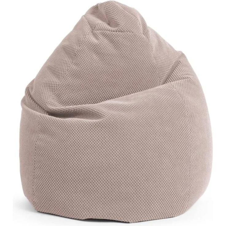 SITTING POINT only by MAGMA BeanBag COMODO XXL Sitzsack mit Plüsch aus 100% Polyester - 80x130cm, Hülle waschbar, Oeko-TEX Standard-Zertifiziert, rose