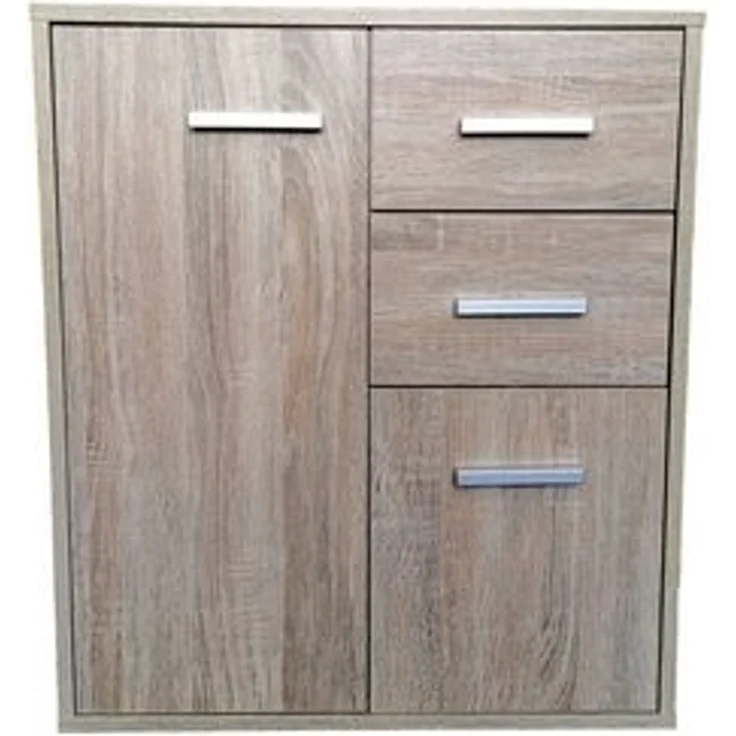 HTI-Living Sideboard Kommode mit 2 Schubladen Nina Sonoma (Stück, 1 Kommode), Anrichte Sideboard Schrank – Bild 6