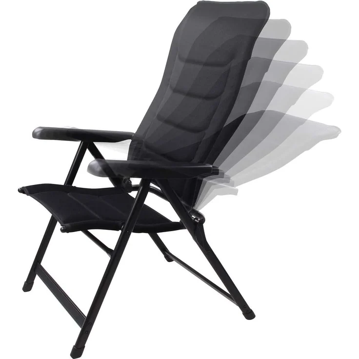 yourGEAR Campingstuhl Hochlehner Sovana 3D - XXL Gartenstuhl, Klappstuhl mit 3D Mesh Bezug – Bild 4