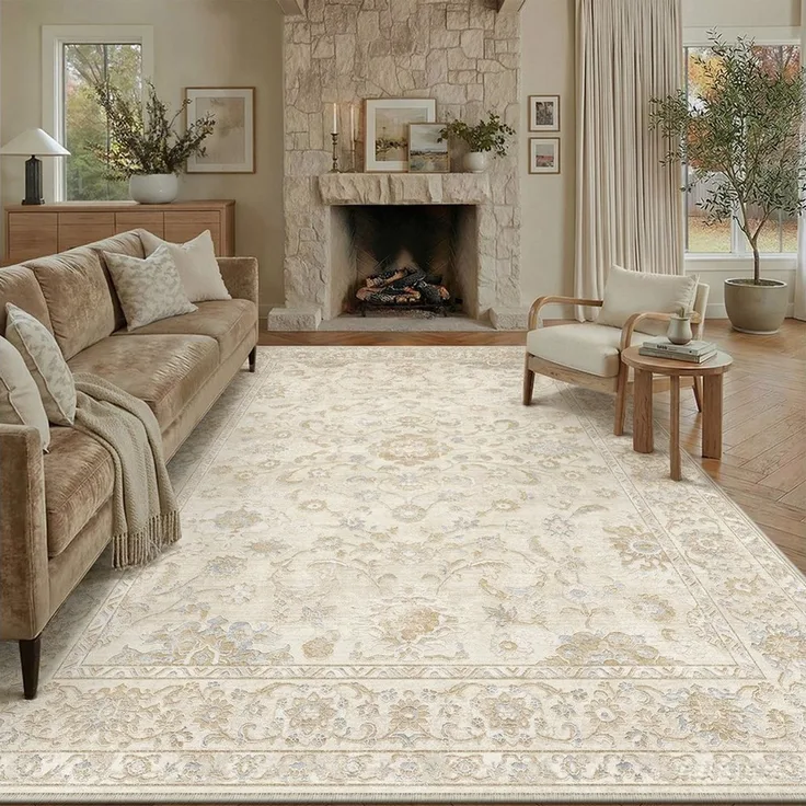 PURECOZY Teppich Kurzflor, weich, kuschelig, waschbarer Teppich, rutschfest, rechteckig, Höhe: 5 mm, Ideal für Wohnzimmer, Schlafzimmer, Flur, 160x230 cm