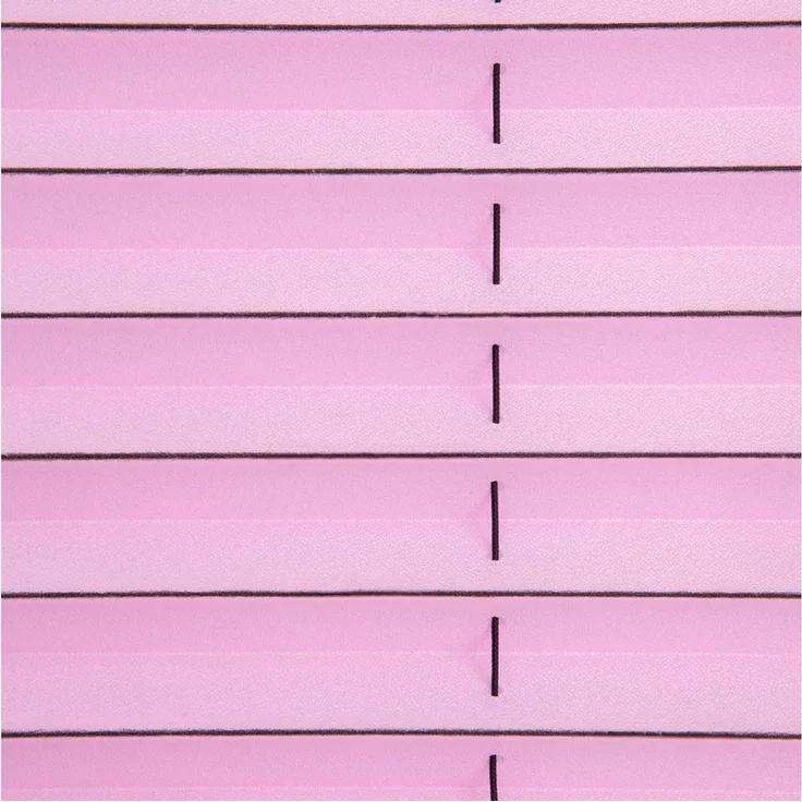 K-Home Klemmfix-Plissee Florida Rosa 90x130 cm (B x L) einzigartiges Design mit bezauberndem Lichteffekt – Bild 2