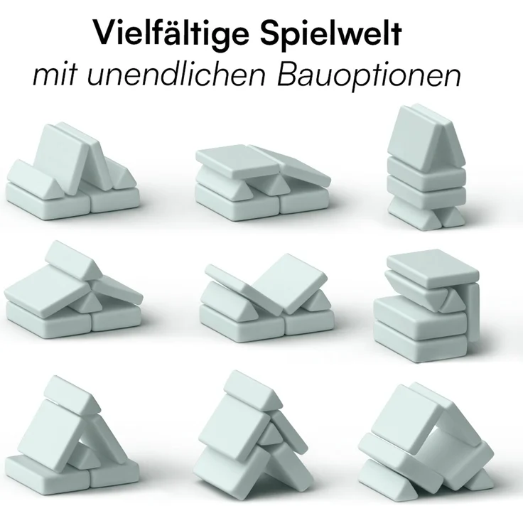 Bellabino 'Nile' Spielsofa mini, 4-tlg, Cord, türkis, faltbare Kindercouch, abnehmbarer & waschbarer Bezug, Kleinkindsofa aus Schaumstoff, bis 6 Jahre, Oeko-Tex zertifiziert – Bild 4