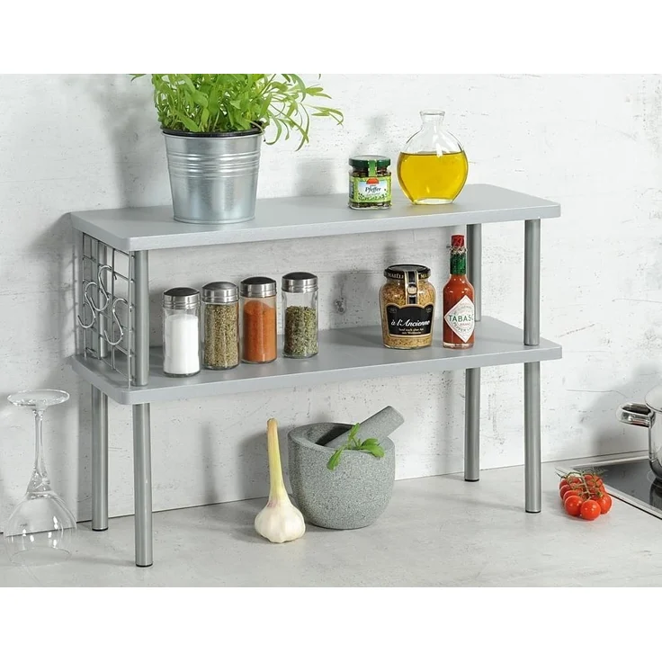 KESPER Küchen-Regal 27821 mit Utensilienaufhängung / Küchenregal / Etagenregal – Bild 2