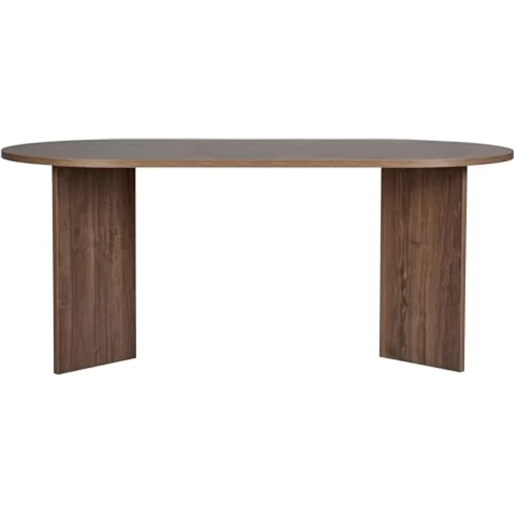 Skye Decor Esstisch Sablin (1-St, 1 Tisch), modernes Design, stabile 180 x 90, Oval Tischplatte – Bild 6