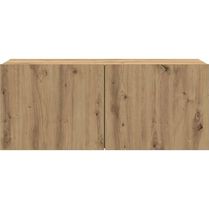 TV-Wandschrank, TV-Hängeboard Fernsehschrank Artisan-Eiche 100 x 30 x 41 cm – Bild 6
