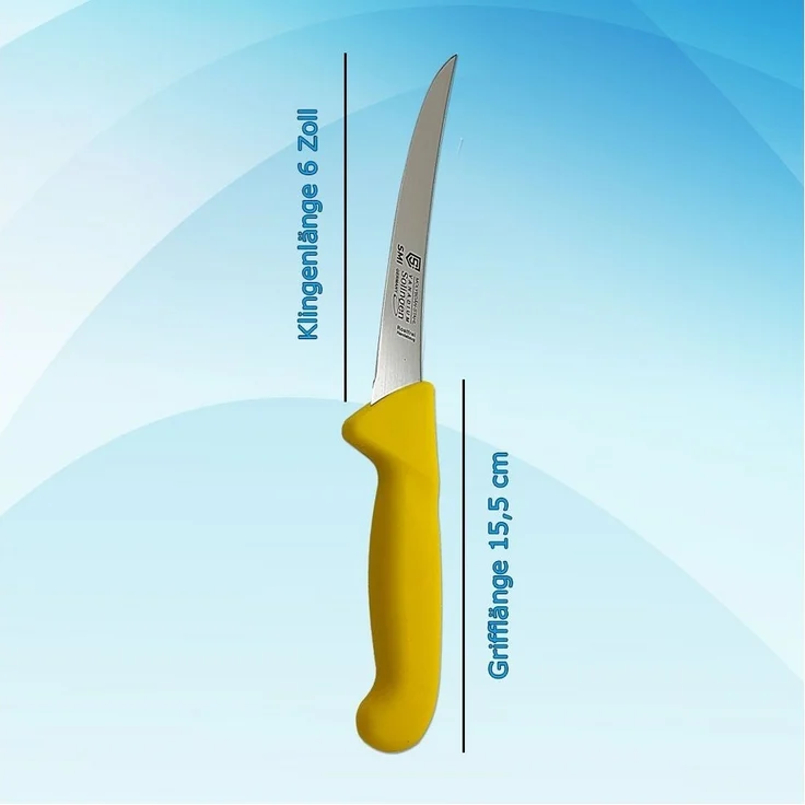 SMI Ausbeinmesser 5, 6 Zoll Solingen Messer Ausbeinmesser Metzgermesser Fleischmesser, 2-tlg – Bild 2