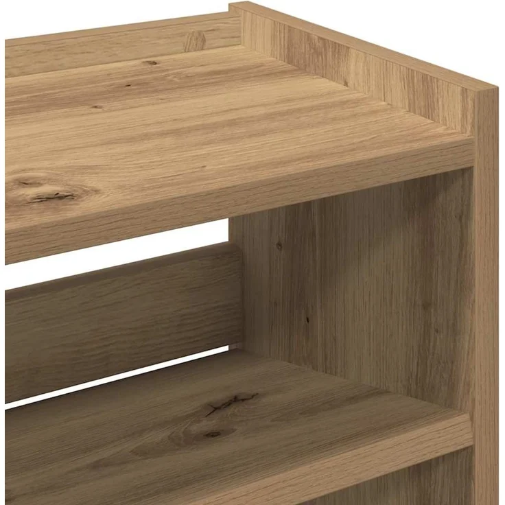 vidaXL Schuhregal Artisan-Eiche 60x25x81 cm Holzwerkstoff 859886 – Bild 6