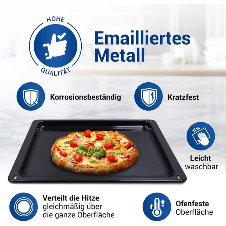 Zanussi Backblech Bratblech 353193923/3 Blech, emailliert, für Backofen Herd – Bild 4