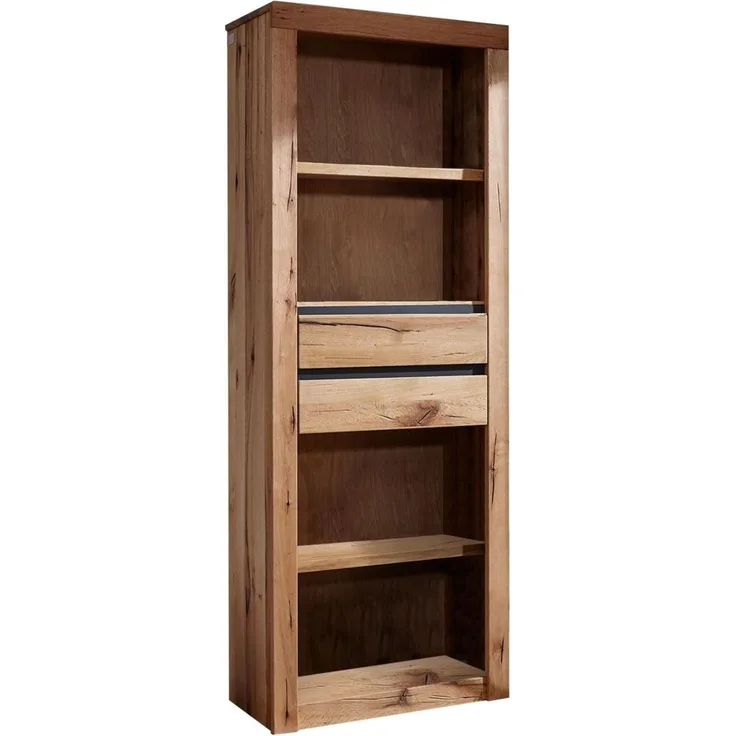 Regal Wild-/Zerreiche 71x35x190 natur geölt MONTREUX #124
