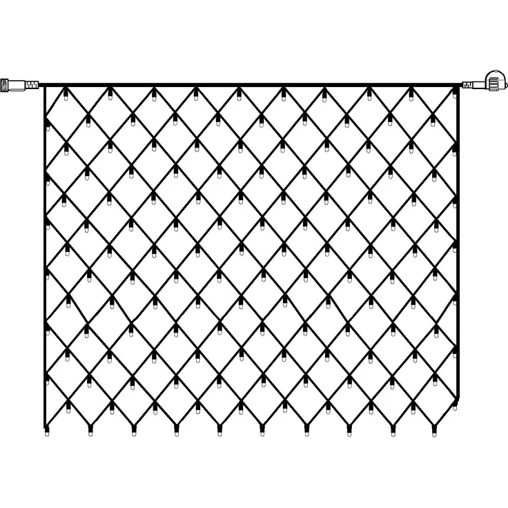 System 24 "LED-Netz 2x2 m", für den Außenbereich – Bild 4