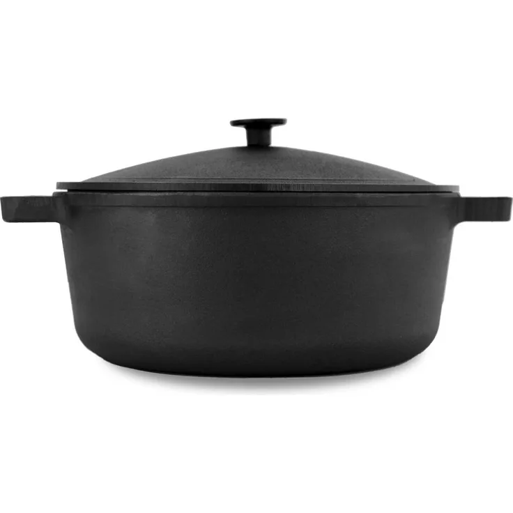 6L Ø28cm Gusseisen Topf mit Deckel aus Gusseisen Gusseisentopf Brotbacken Kochtopf