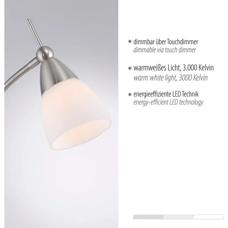 Paul Neuhaus Stehlampe PINO, LED wechselbar, Warmweiß – Bild 2