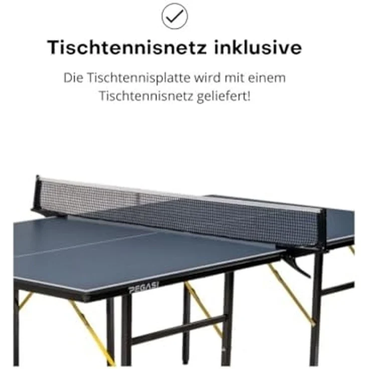 Tischtennisplatte 75% Midi Pegasi Blau Indoor – Bild 4