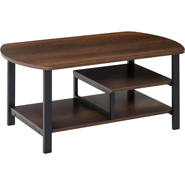 HOMCOM Couchtisch Couchtisch im industriellen Stil
