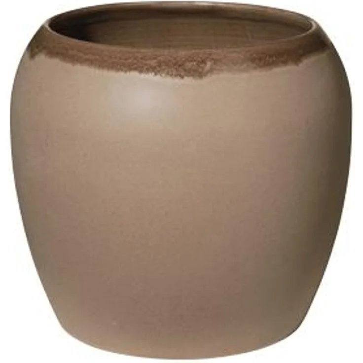 ASA Selection Übertopf Earth, Blumentopf, Steingut, Braun, 18. 5 cm, 65055244