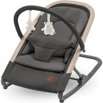 Maxi-Cosi Kori, 2-in-1 Babywippe für Neugeborene bis 15 kg, Beyond Graphite mit verstellbaren Liegepositionen und Spielzeugbogen