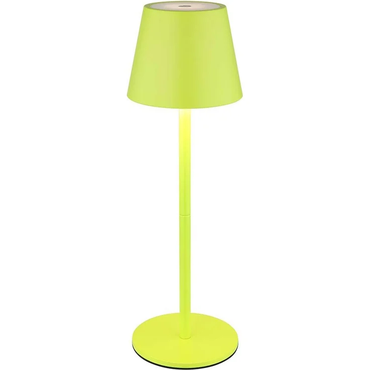 LED Tischleuchte, grün, Akku, CCT, Touchdimmer, Flaschenaufsatz – Bild 8