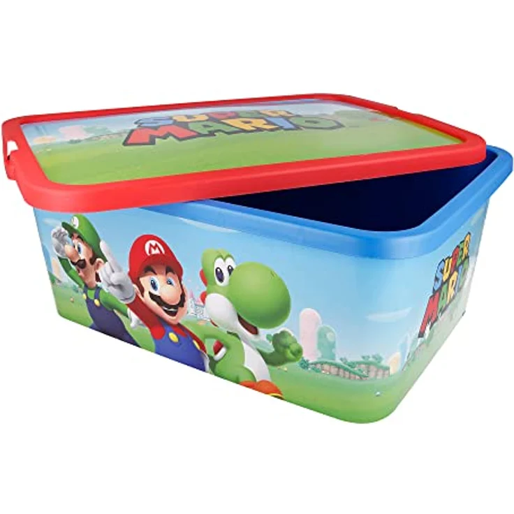 Super Mario Aufbewahrungsbox Super Mario Kunststoff Aufbewahrungsbox 13 L – Bild 5