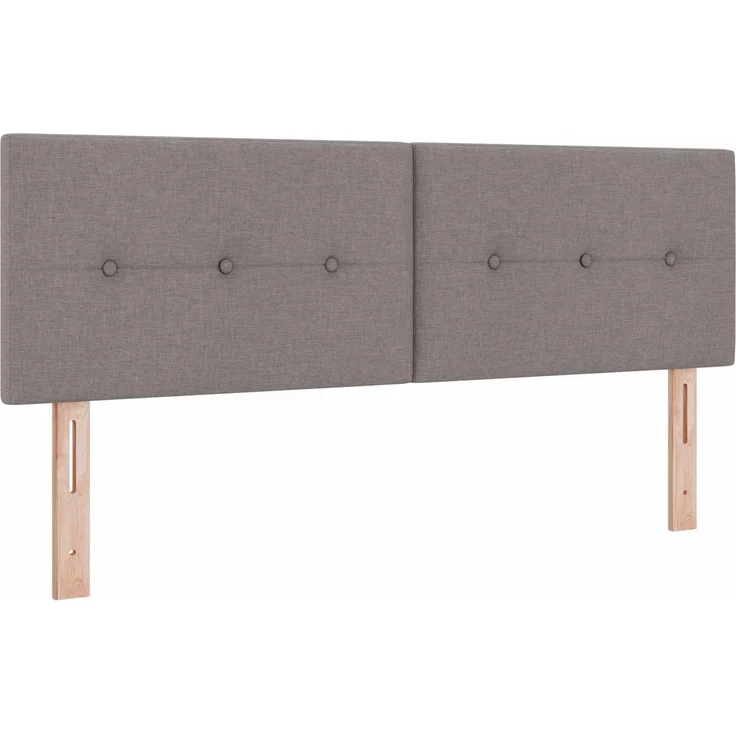 vidaXL Ottoman-Bett mit Matratze und LED Taupe 140 x 200 cm Stoff 3456916 – Bild 5