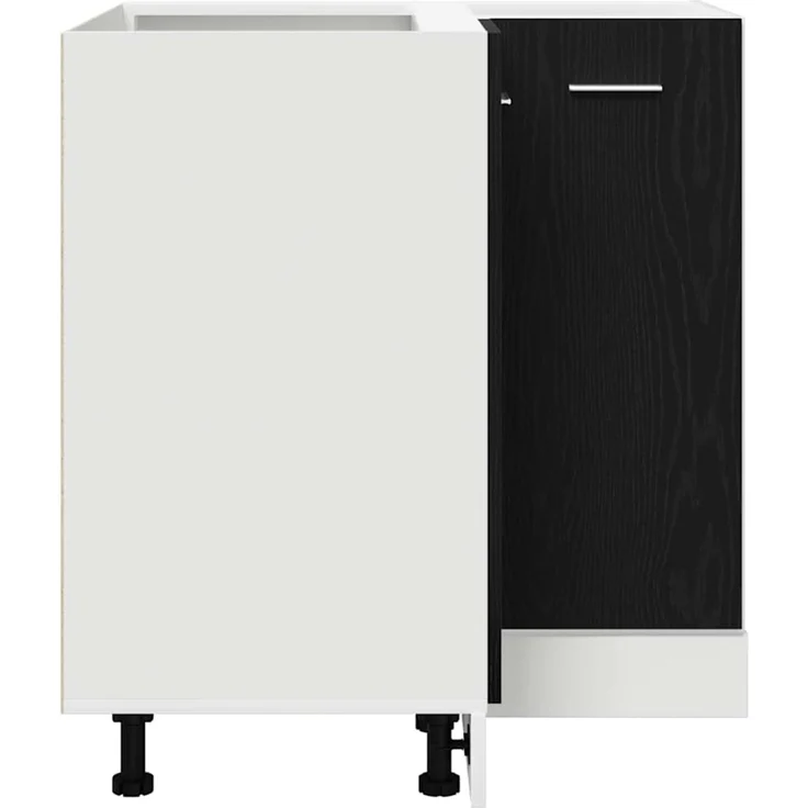vidaXL Hängeschrank Schwarz Eichen-Optik 75,5 x 75,5 x 80,5 cm 863287 – Bild 8