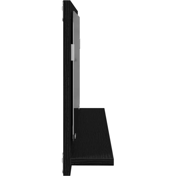 vidaXL Spiegelablage mit Regal Schwarz Eichen-Optik 90 x 10,5 x 37 cm 862528 – Bild 7