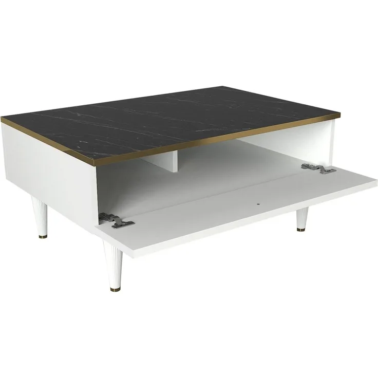 WELL HOME MOBILIARIO & DECORACIÓN Couchtisch für Wohnzimmer, 90x60x42,3
