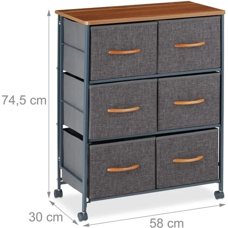 Schubladenschrank mit Rollen 10026619_492 – Bild 4