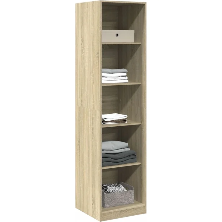 vidaXL Kleiderschrank Sonoma-Eiche 50x50x200 cm Holzwerkstoff 3307713 – Bild 3