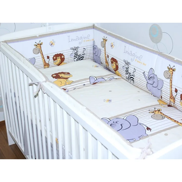 Primawela Bettnestchen Nestchen 420 cm Bettumrandung Baby Bett Kinder Nest Kopfumrandung