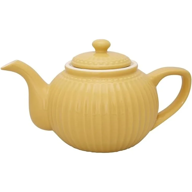 Greengate Alice Teekanne honey mustard 1 l