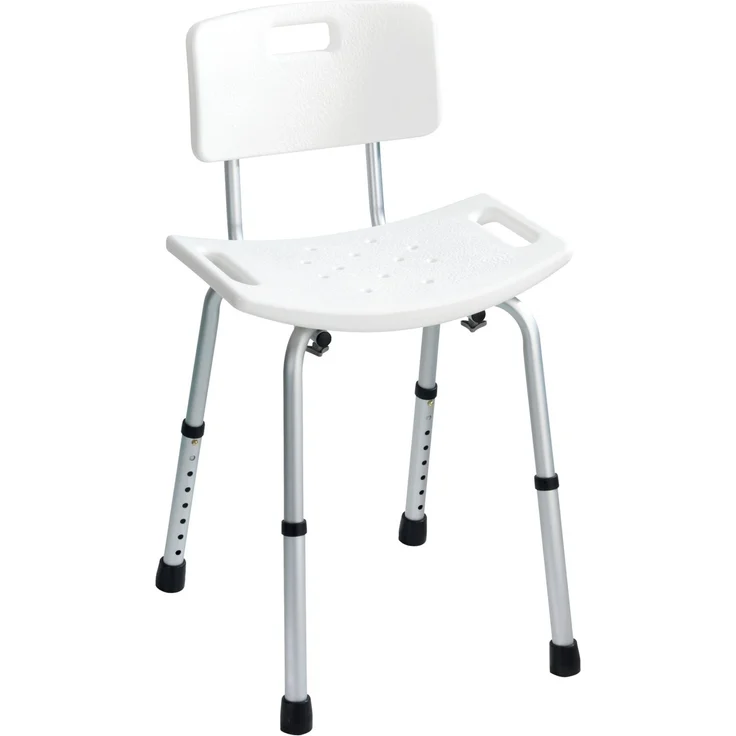 WENKO SECURA Badhocker, Weiß, bis 130 kg Tragkraft – Bild 1