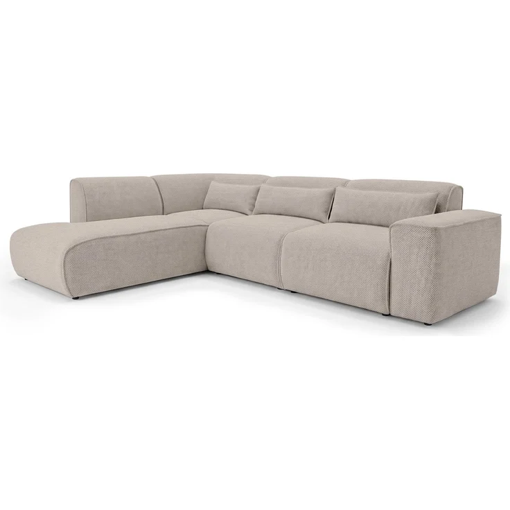 AX LIVING Wohnlandschaft mit Schlaffunktion Ruyam Sofa Creme L – Bild 4