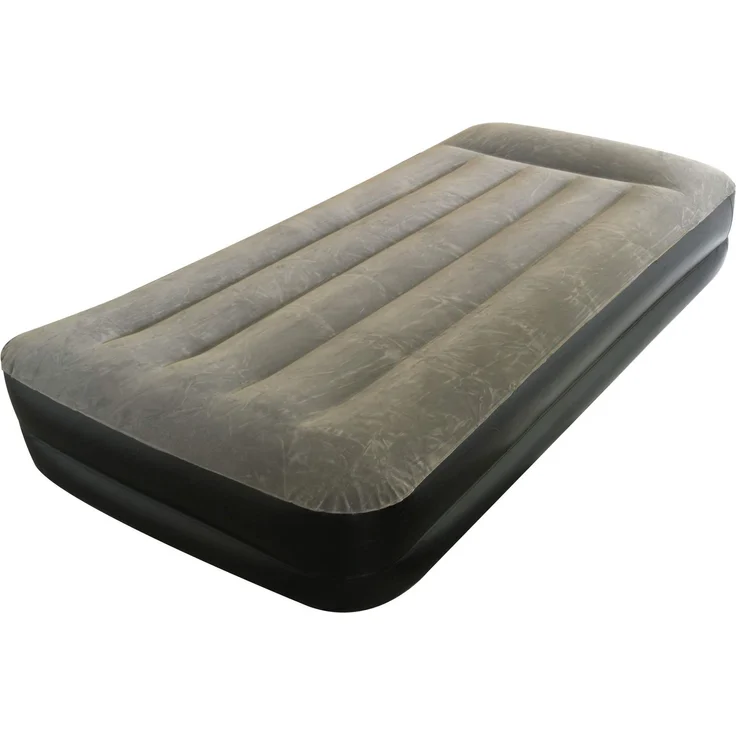 Bestway 'TriTech™' Doppelluftbett mit antimikrobieller Oberfläche & integrierter Elektropumpe, Grau/Schwarz, 203 x 152 x 46 cm – Bild 3