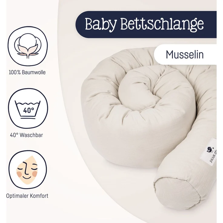 Julius Zöllner Nestchenschlange Musselin sand – Bild 2