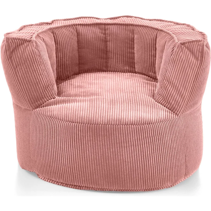 Sitzsack Snuggle in Rosa - gemütliches Design - Top Qualität für Ihr Zuhause B/H/T: 95x65x95 cm – Bild 4