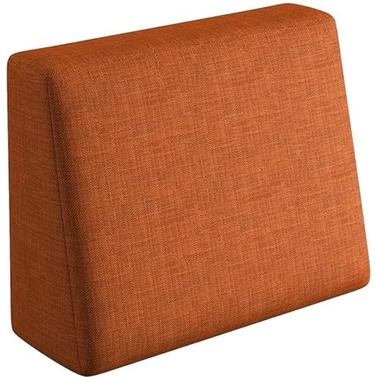 sunnypillow Rückenkissen Palettenkissen mit abnehmbarem Bezug Seitenkissen 60x40x20/10cm, Orange – Bild 2
