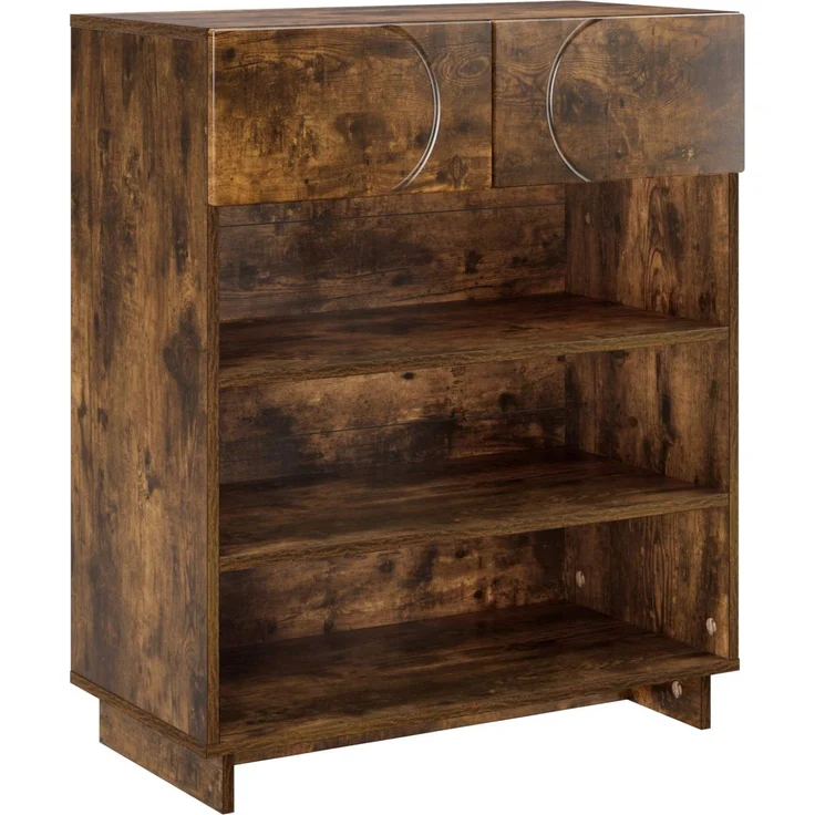vidaXL Schuhschrank 73 x 38 x 87,5 cm Holzwerkstoff Räuchereiche 8011662 – Bild 2