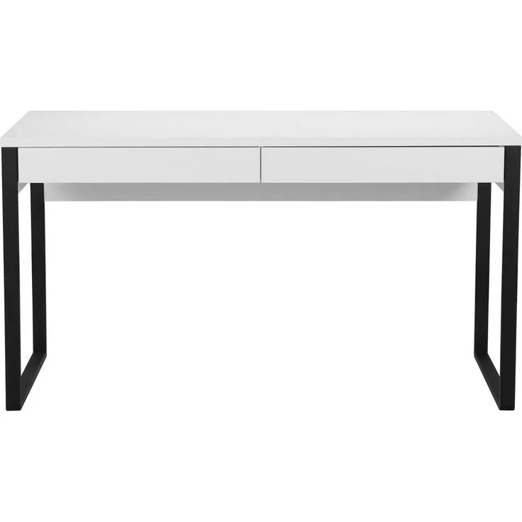 Places of Style Schreibtisch Moid, Computertisch im modernen Design, Breite 120/140/160 cm, mit Metallbeinen & Schublade – Bild 5