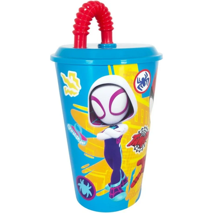MARVEL Kinderbecher Marvel Spiderman Spidey Gwen Miles Kinder Trinkbecher 430 ml – Bild 4